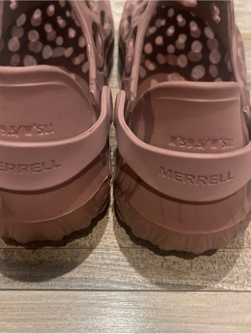 Merrell Hydro Moc Slip On Waterproof Shoe Men’s 9.5 - Women’s 11 Brown Mauve